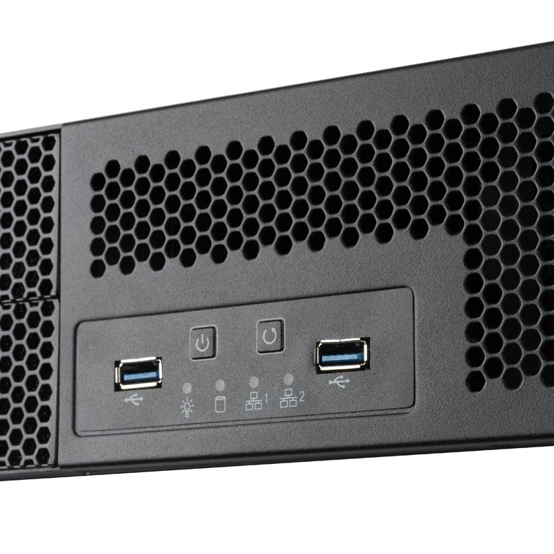 SilverStone RM23-502 Rackmount Server Chassis, ATX, USB 3.0 – 2U – juodas