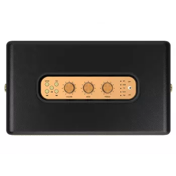 Nešiojamas stereo garsiakalbis TRACER M45 juodas – Bluetooth 5.0, 45 W RMS, FM radijas, įmontuotas mikrofonas, maitinamas baterija
