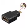 MicroConnect HDM19F19MM lyties keitiklis Micro HDMI į HDMI, juodas