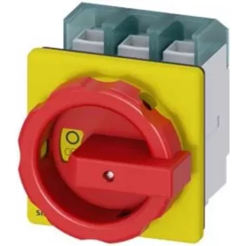 Siemens 3LD2704-0TK53 3P raudonas, geltonas avarinis jungiklis