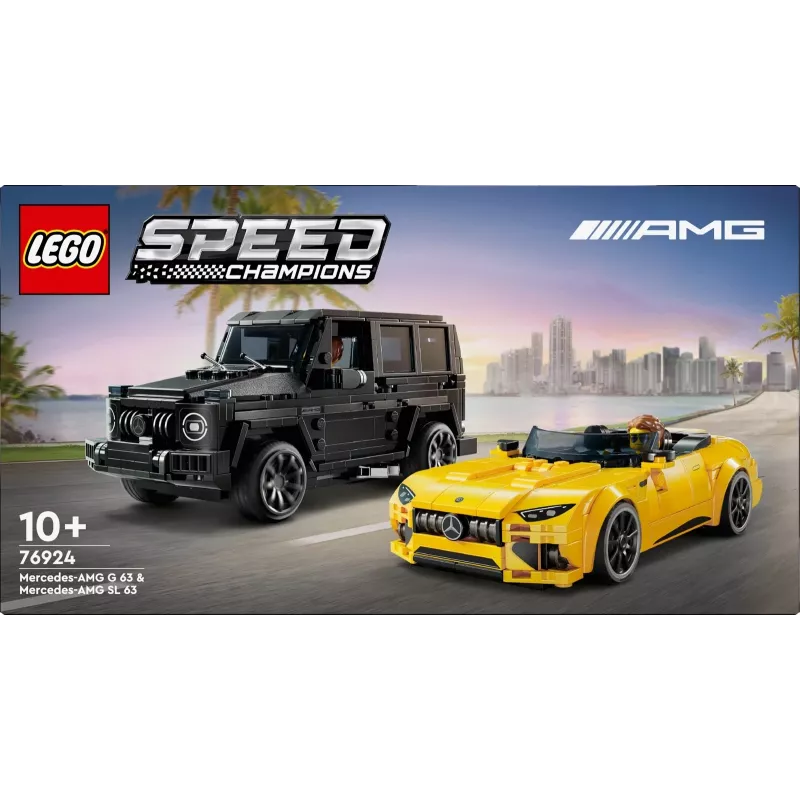 LEGO Speed Champions Mercedes-AMG G 63 & Mercedes-AMG SL 63 76924, Įvairiaspalvis