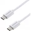 ADATA CACC-100PN-WH USB 2.0 laidas USB C – USB C 1 m Baltas