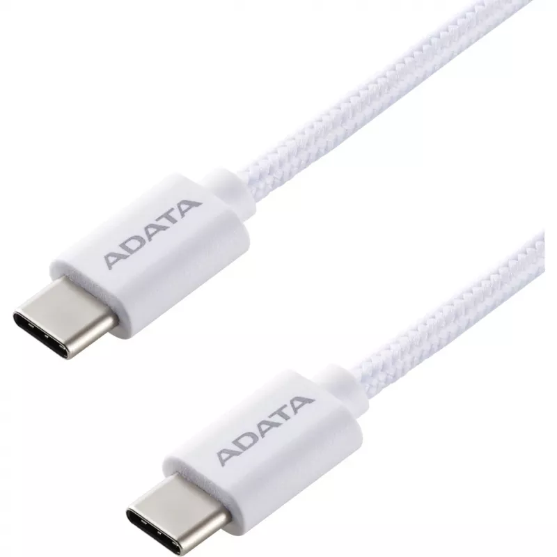 ADATA CACC-100PN-WH USB 2.0 laidas USB C – USB C 1 m Baltas