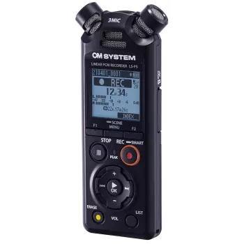 Garso įrašymo diktofonas Olympus LS-P5 juodas 149h įrašymo laikas 72h baterijos veikimo trukmė