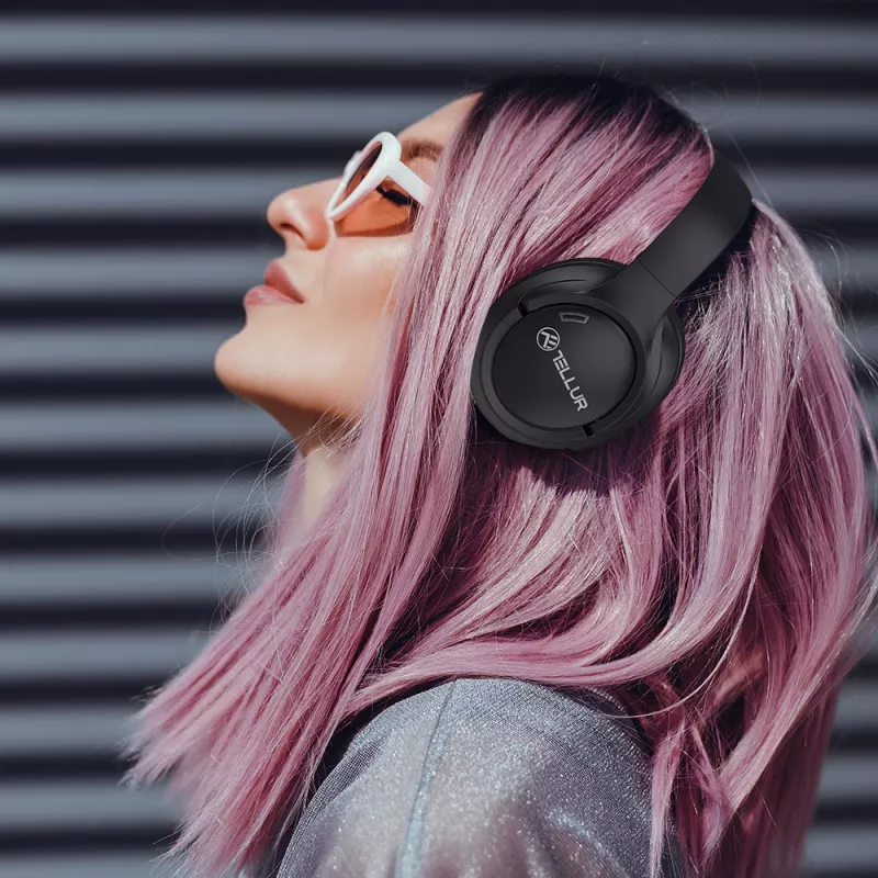 Ausinės Tellur Vibe Bluetooth Over-Ear su ANC