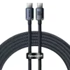 USB laidas Baseus CAJY000701 2 m USB-C juodas 0.48 Gbit/s