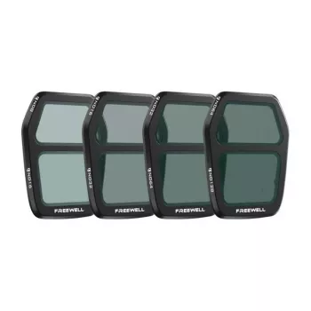 4 vienetų rinkinys Split ND filtrų Freewell, skirtas DJI Air 3S FW-A3S-SPLITND