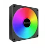 Montech GF120 V2 ARGB 120 mm kompiuterio korpuso ventiliatorius, juodas, 3 vnt.