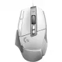 Žaidimų pelės rinkinys Logitech G G502 X su G240 kietu pelės kilimėliu – dešinei rankai, optinė 25600 DPI, USB Type-A, 13 mygtukų, balta