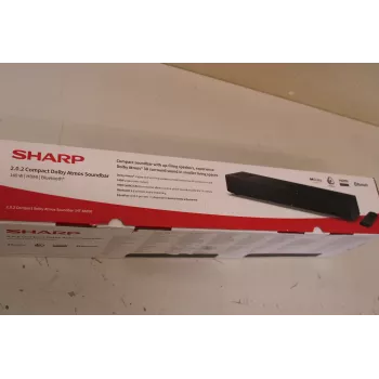 Sharp HT-SB700 2.0.2 kompaktinis Dolby Atmos garso juosta – 140 W, Bluetooth, belaidė, juoda