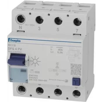 Doepke DFS4 040-4/0.30-PVFI automatinis jungiklis 4p 40 A 0,3 A (09136804)