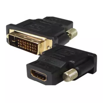 Sbox DVI (24+1) kištukas -> HDMI lizdas adapteris AD.DVI-HDMI