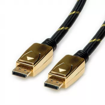 ROLINE 11.04.5921 DisplayPort kabelis 2 m juodas - auksinis