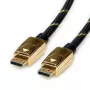 ROLINE 11.04.5921 DisplayPort kabelis 2 m juodas - auksinis