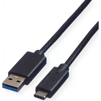 Secomp 11.44.9010 USB laidas 0,5 m USB 3.2 Gen 1 (3.1 Gen 1) USB A USB C juodas (11.44.9010)