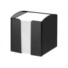 Dėžutė užrašams Durable TREND Square Black 105x100x100 mm