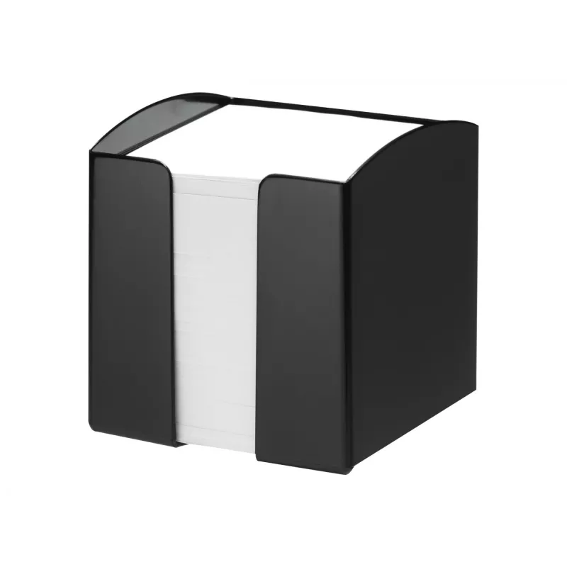 Dėžutė užrašams Durable TREND Square Black 105x100x100 mm