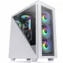 PC korpusas Thermaltake Divider 300 TG Snow ARGB Midi Tower baltas