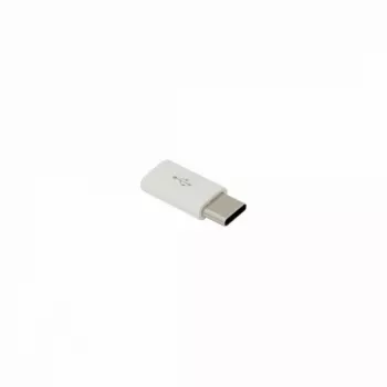 Sbox AD.USB-C W Micro USB 2.0 F. -> TYPE C M. Baltas adapteris