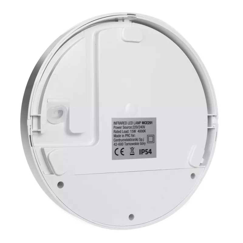 LED lempa MACLEAN MCE291W su IR judesio davikliu, 10W, 3000K