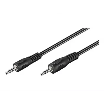 Wentronic Goobay 3,5 mm garso jungiamasis kabelis, juodas, 2,5 m - 50449