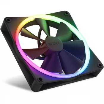 Ventiliatorių rinkinys NZXT F140 RGB TWIN 14 cm Juodas 500-1800 RPM Fluid Dynamic Bearing