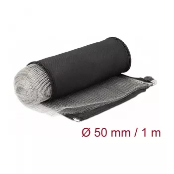EMI ekranuojanti pintinė rankovė DeLOCK 20849 1m x 50mm juoda