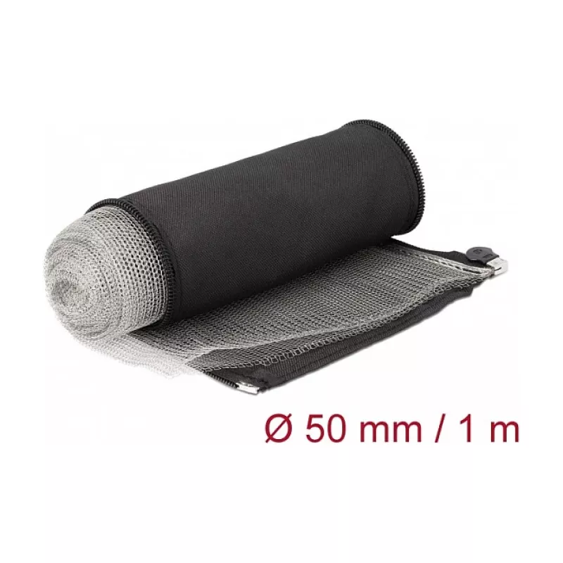 EMI ekranuojanti pintinė rankovė DeLOCK 20849 1m x 50mm juoda