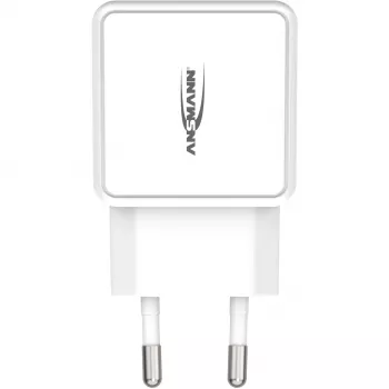 ANSMANN HC218PD - Maitinimo blokas - 18 W - 3000 mA - PD, QC 3.0 - 2 išvesties prievadai (USB, USB-C) - Baltas (1001-0111)