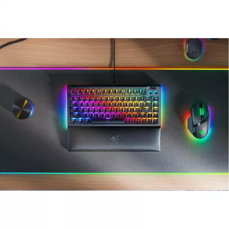 Klaviatūra „Razer BlackWidow V4“ žaidimams, USB, QWERTY JAV išdėstymas, juoda