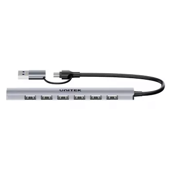 Unitek H1209AGY01 USB-A 5Gbps 7 in 1 USB šakotuvas