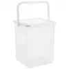 Plastikinis indas skysčiams Rotho Basic 9 L modelis 1770101100RP, baltas, su dangteliu ir pakabinimo anga