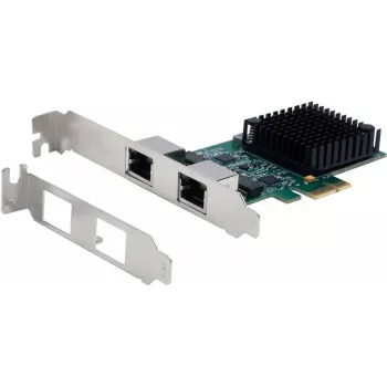 Tinklo adapteris Exsys EX-60112 PCIe 2.5 Gigabit, dviejų prievadų
