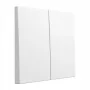 GIRA System 55 2-jungčių svirtinė plokštelė modelis 329503, Pure White