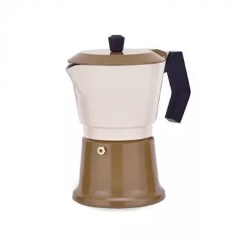 Kavos virimo aparatas moka Maestro MR-1657-9-BEIGE aliumininis, 9 puodelių