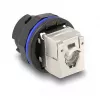 Delock 67047 RJ45 Cat.6A skydinis lizdas su LSA prijungimu, juodas