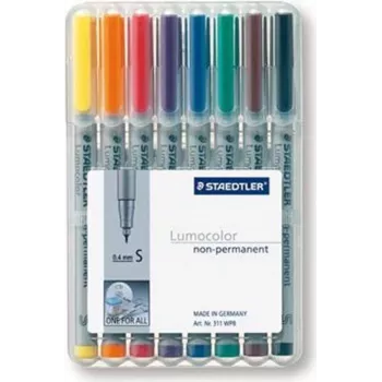 Staedtler 311 WP8 8 vnt. universalūs nepermanentiniai žymekliai