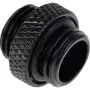 Alphacool 17399 dvigubas spenelis 1/4 inch matinis juodas
