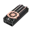 GrauGear G-M2U4-40G-F išorinis M.2 NVMe SSD korpusas, PCIe 4.0, USB4 (USB-C), 40 Gbit/s, aliuminis, su ventiliatoriumi, juodas