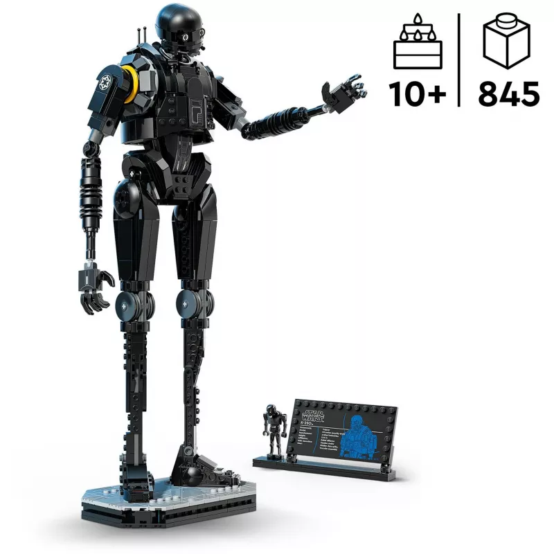 LEGO Star Wars Security Droid K-2SO 75434 – statomas robotas, 845 dalių, 410 mm aukštis