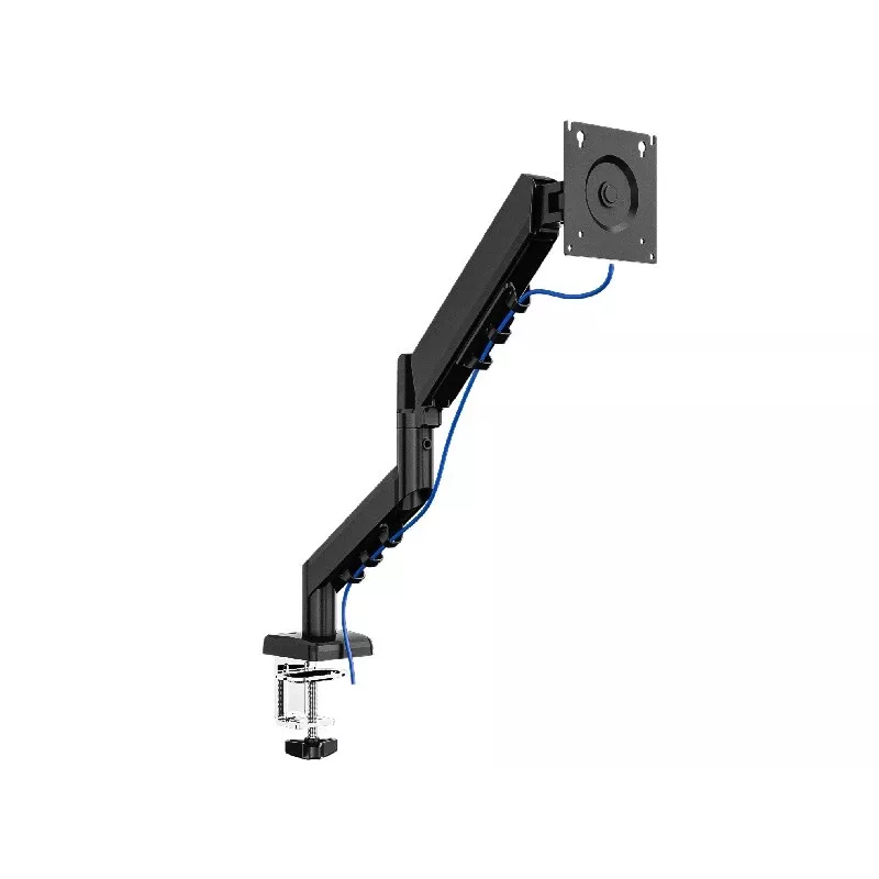 Monitorinis ranka TRACER Pivot Master TRAUCH47659 – reguliuojamas aukštis, pakreipimas/sukimas, VESA 100×100, iki 9 kg, 13–32 colių ekranams, stalviršio tvirtinimas, juoda