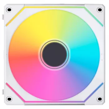 Lian Li UF-SLIN140-1W 14 cm baltas 1600 RPM ventiliatorius su Infinity Mirror ARGB