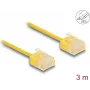 DeLOCK RJ45 Cat.6 UTP tinklo kabelis 3 m geltonas