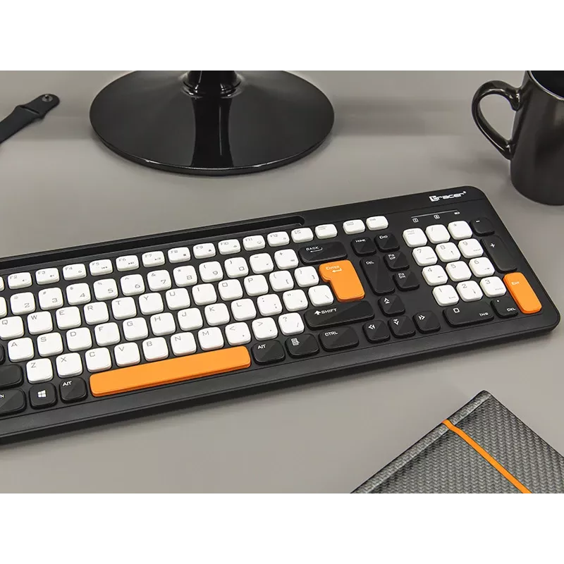 Tracer Greg RF belaidė pilno formato klaviatūra, 2,4 GHz, juoda