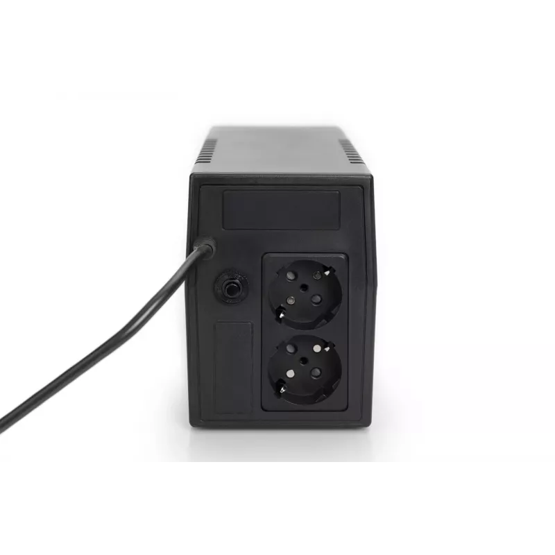 Nepertraukiamo maitinimo šaltinis DIGITUS DN-170063-B linijinis-interaktyvus 600 VA / 360 W, AVR, LCD, 2x F tipo lizdai, 7 Ah baterija