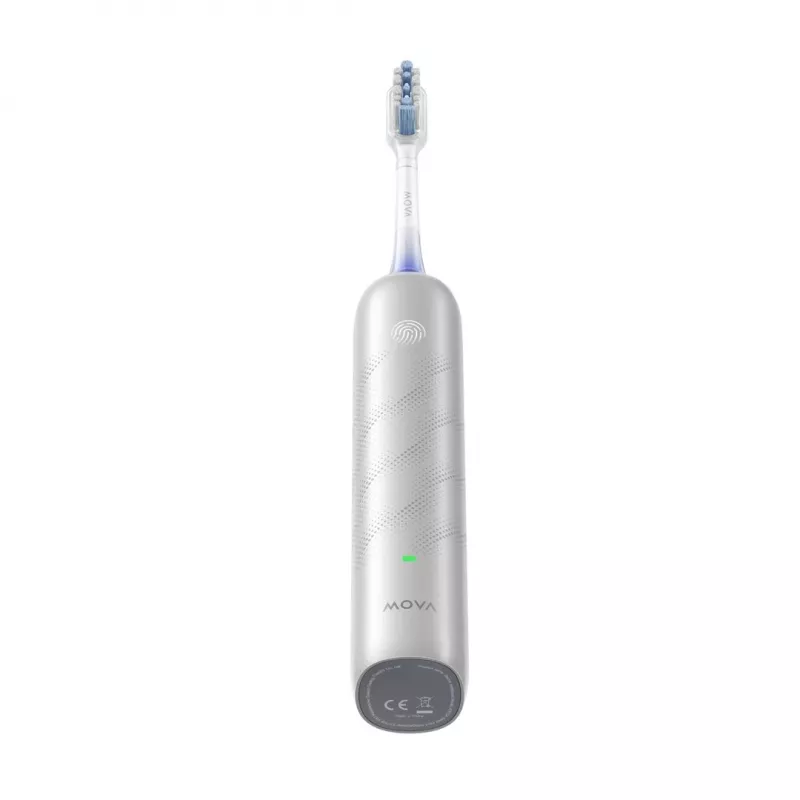 Elektrinis dantų šepetėlis MOVA Fresh Pro Adult Sonic Silver – 4 režimai, ličio jonų baterija, įmontuotas laikmatis