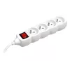 TRACER PowerWatch 3 m (4 lizdai) baltas su jungikliu