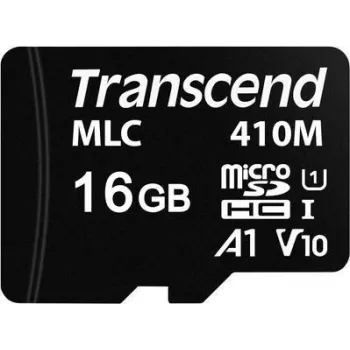 Transcend 410M 16 GB MicroSDHC MLC Class 10 atminties kortelė (TS16GUSD410M)