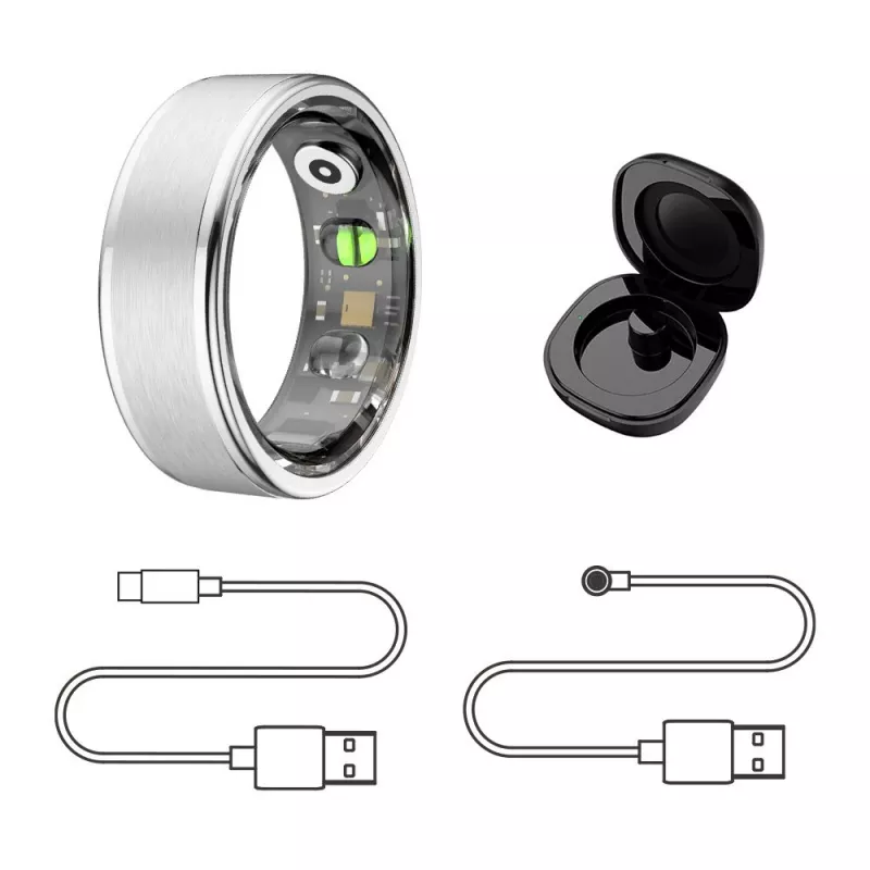 Manta SR01SL 65 mm OneRing Silver – išmanus žiedas sveikatos stebėjimui