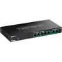 TRENDnet TPE-TG327 - nevaldomas jungiklis - 5 x 10/100/1000 (PoE+) + 2 x 10/100/1000/2.5G (PoE+) - montuojamas ant sienos - PoE+ (70 W) - TAA atitikmuo